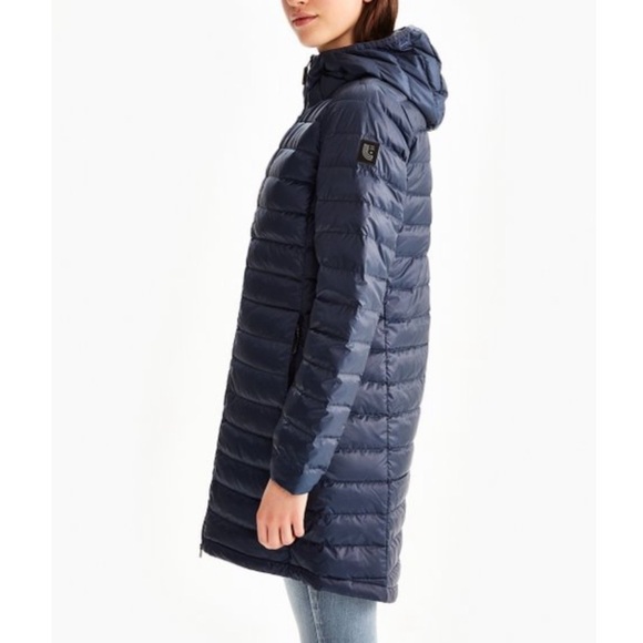 Lole Hooded Winter Down Zipper Front Winter Jacket - Picture 3 of 10